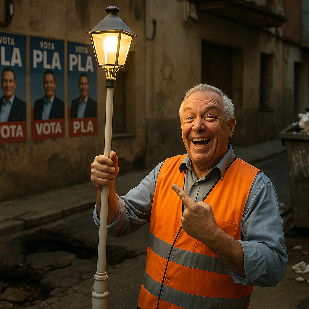 La Bisbal: 25 años iluminando senderos mientras las calles se hunden en la oscuridad y el olvido